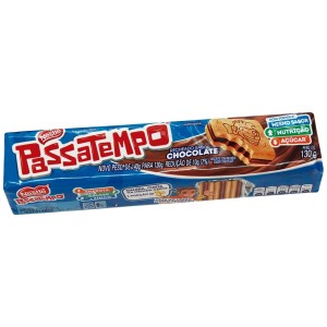 CAIXA BISCOITO NESTLÉ RECHEADO PASSATEMPO CHOCOLATE