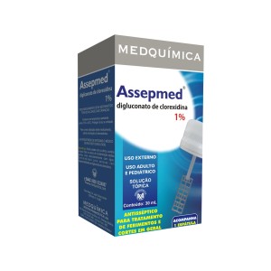 ASSEPMED 1% SOLUÇÃO TÓPICA SPRAY 50ML