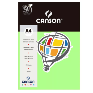 PACOTE CANSON COLOR 180G COM 10 FOLHAS CORES