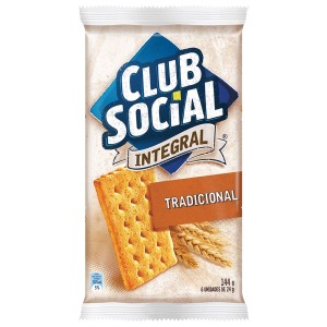 BISCOITO CLUB SOCIAL INTEGRAL TRADICIONAL 144G