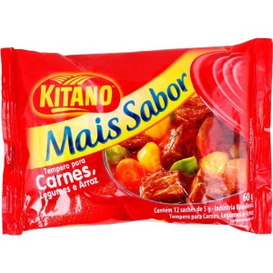 TEMPERO KITANO MAIS SABOR CARNES 60G
